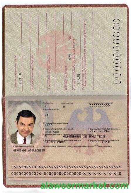 Germany passport (2005-2017)